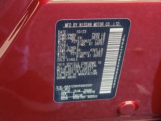 2024 Nissan Armada Platinum in Durham, NC - Michael Jordan Nissan