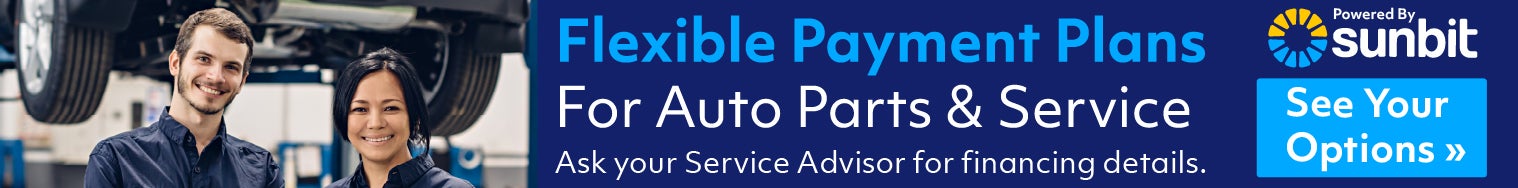 Payment Plans for Auto Parts & Service